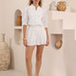 Liviana Playsuit White