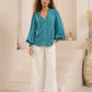 Teal Bella Blouse