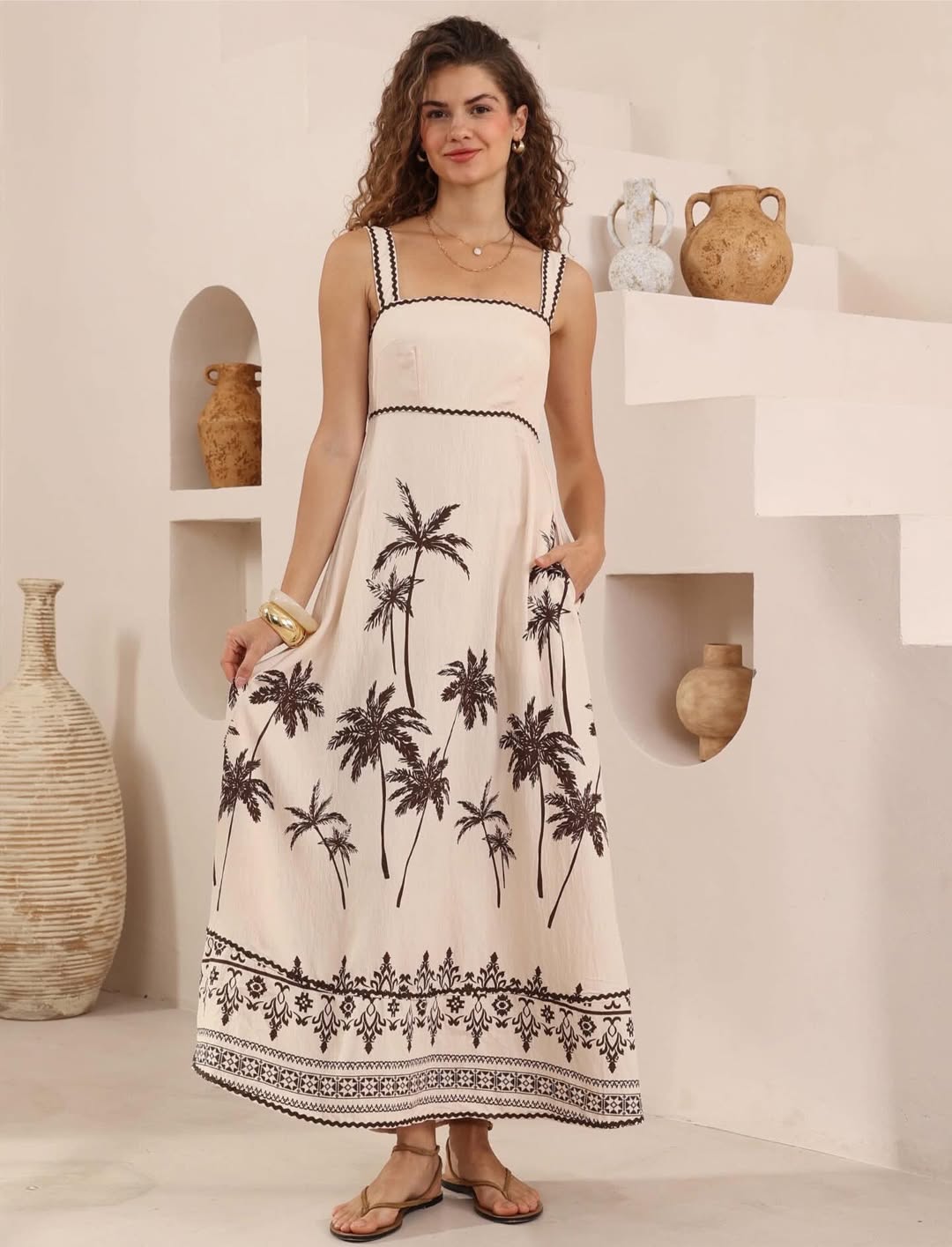 Palm Oasis Maxi Dress