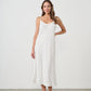 Sylvia Slip Dress White
