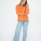 Coco Cotton Knitted Jumper Orange