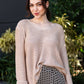 Coco Cotton Knit Jumper - Mocha
