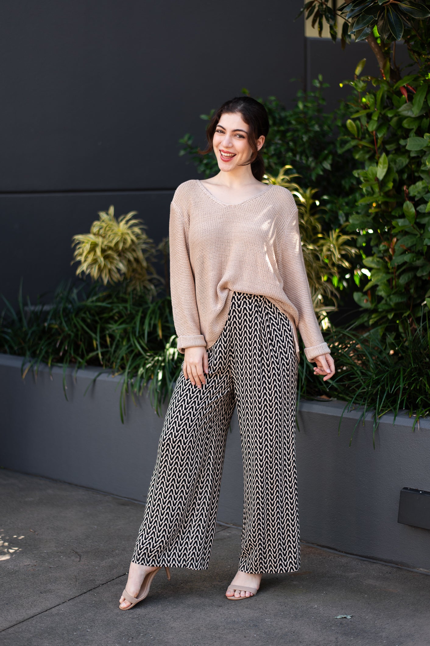 Coco Cotton Knit Jumper - Mocha