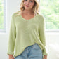 Coco Cotton knitted Jumper Pistachio Green