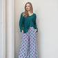 Coco Cotton Knitted Jumper Teal