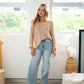 Coco Cotton Knitted Jumper Cream Latte