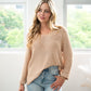 Coco Cotton Knitted Jumper Cream Latte