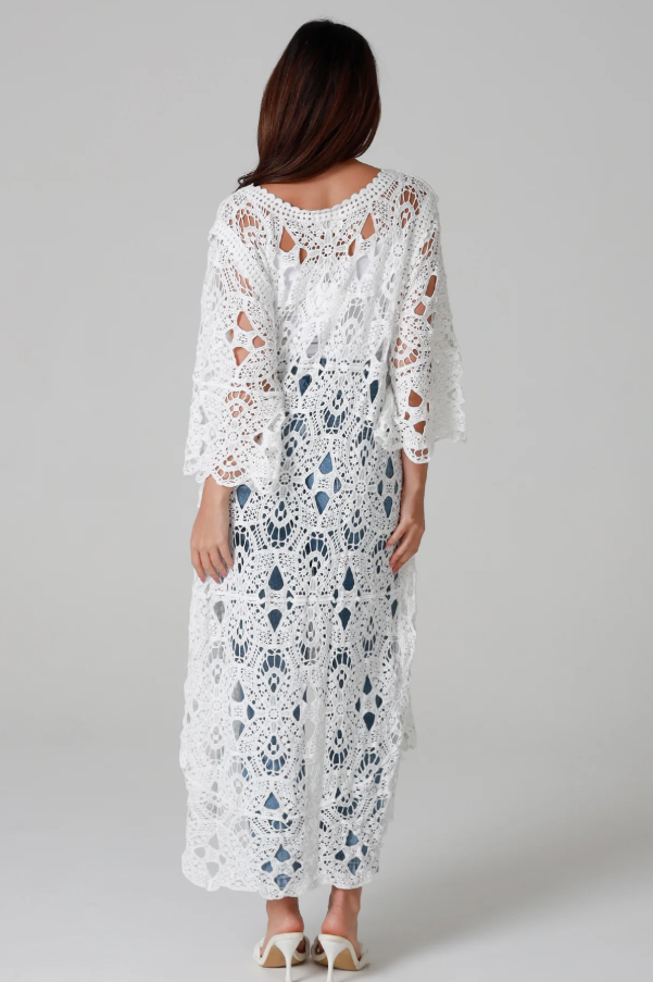 Brenda Bell Sleeve Kimono White
