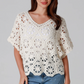Gypsy Crochet Tee - Cream