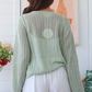 Summer Nights Cotton Cardi - Mint Green