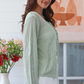 Summer Nights Cotton Cardi - Mint Green