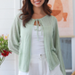Summer Nights Cotton Cardi - Mint Green