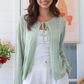 Summer Nights Cotton Cardi - Mint Green