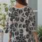 Hayley Floral Embroidered Top - Black