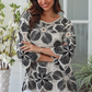 Hayley Floral Embroidered Top - Black