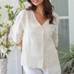 Eloise Embroidered Blouse - Cream