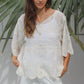 Hope Embroidered Blouse Natural