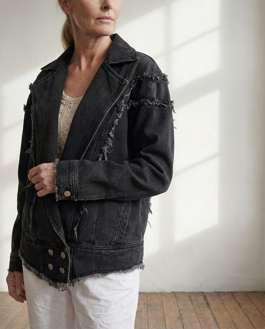 Madonna Denim Jacket - Black