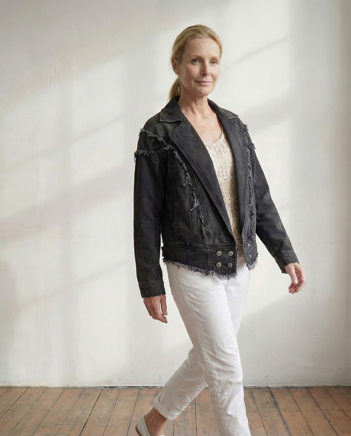 Madonna Denim Jacket - Black