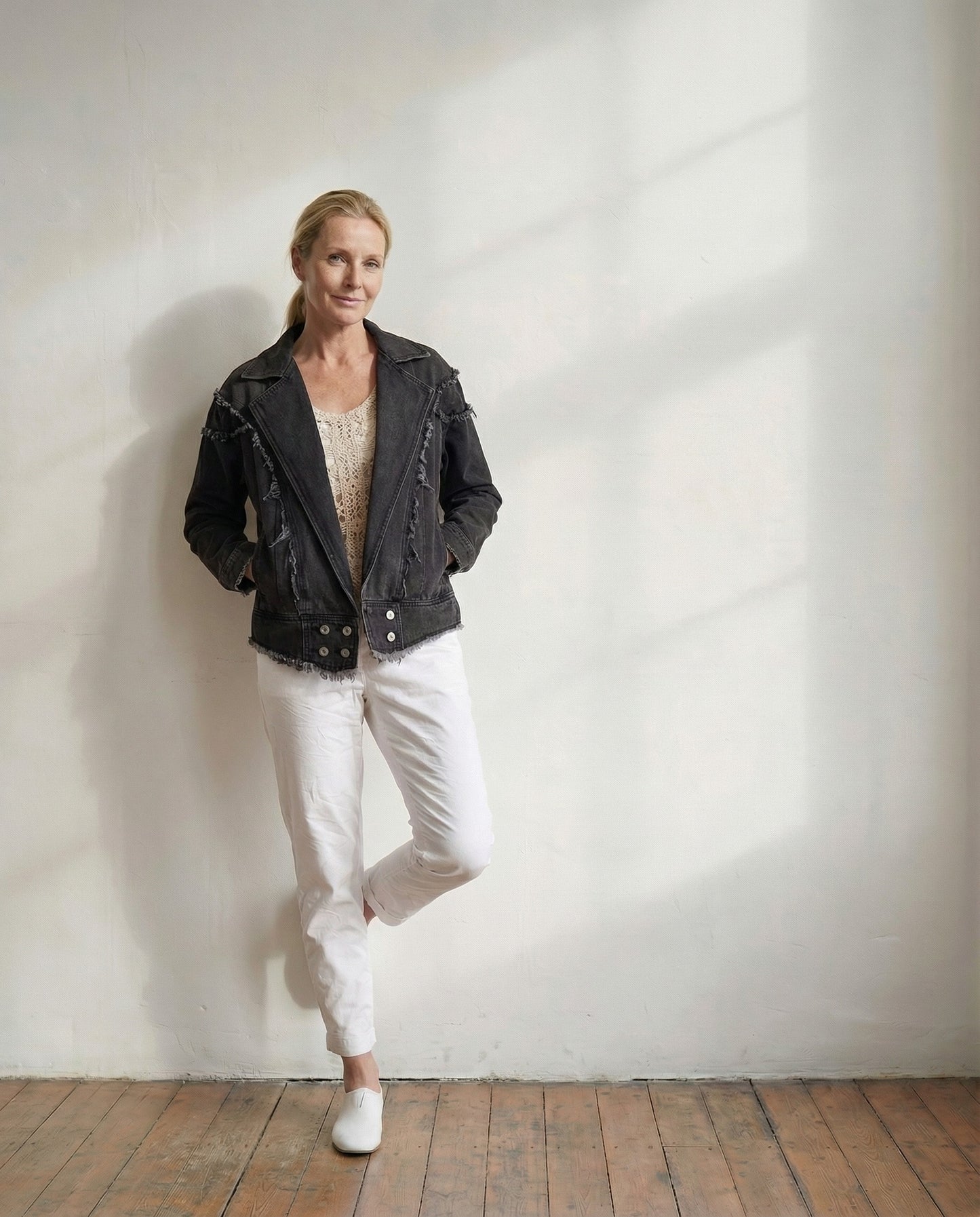 Madonna Denim Jacket - Black