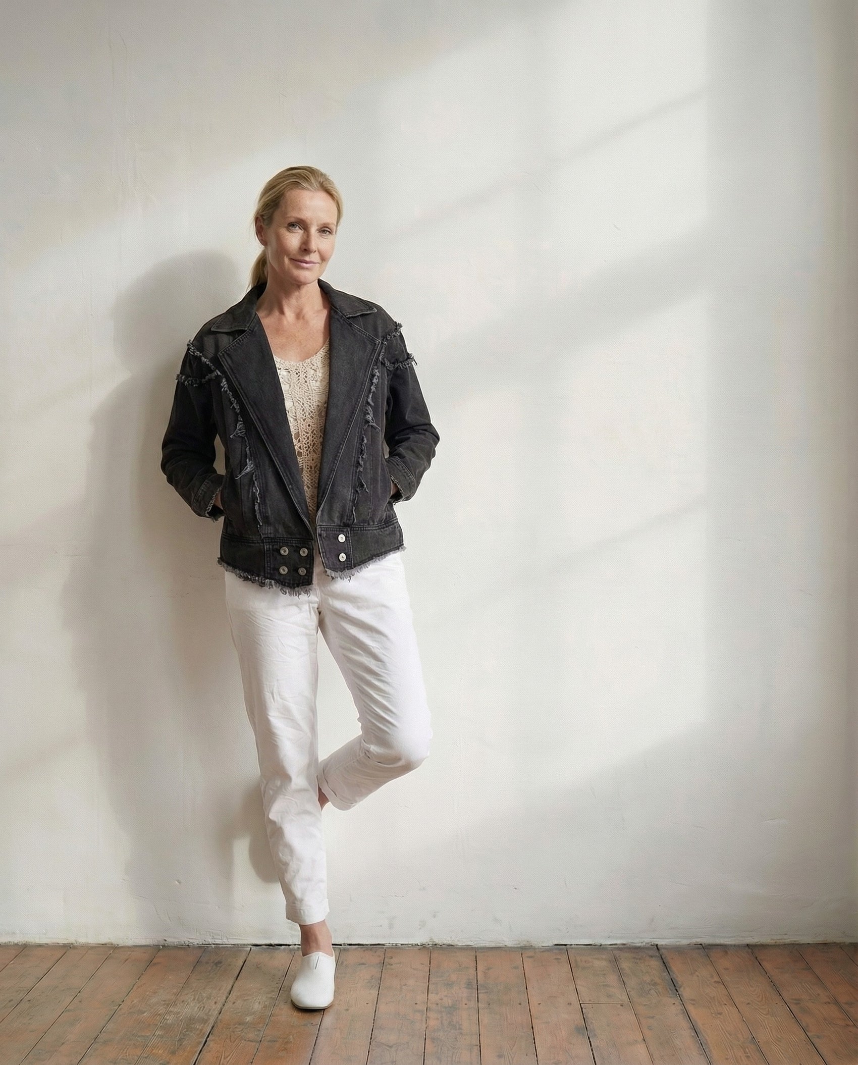 Madonna Denim Jacket - Black