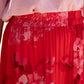 Devine Maxi Skirt - Red Hydrangeas