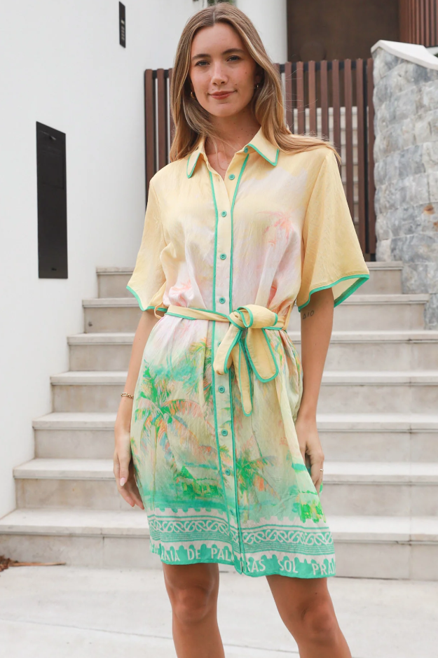 Amaryllis Shirt Dress