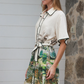 Botanical Shirt Dress