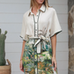 Botanical Shirt Dress