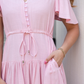 Devine Dress - Pink Linen