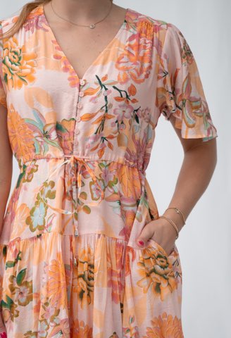 Devine Dress - Flower Garden