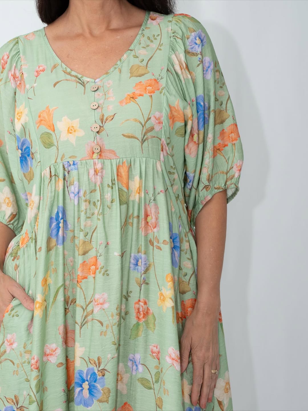 Floral Bliss Midi Dress