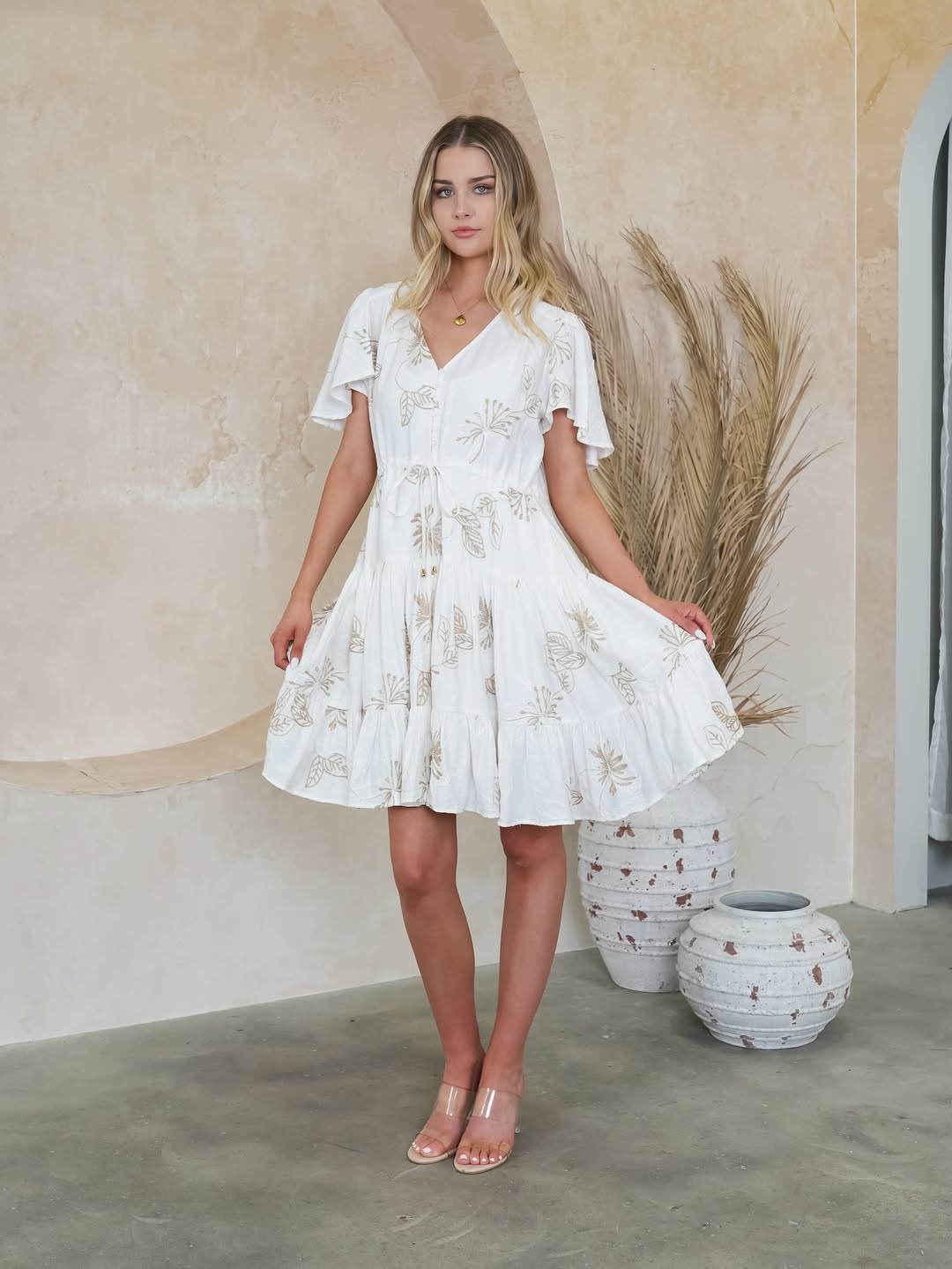 Devine Dress - White Princess