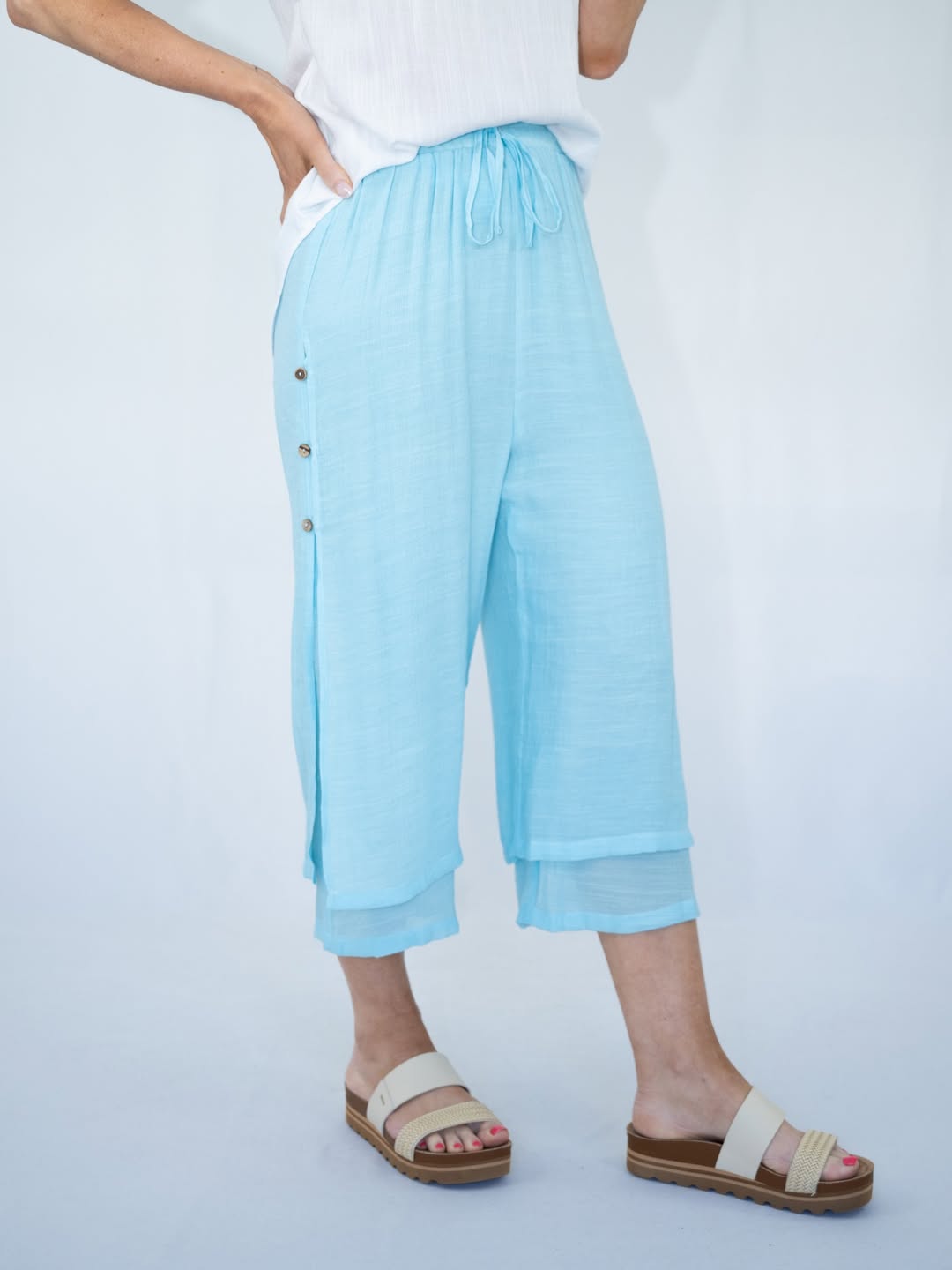 Beach Pants Baby Blue