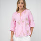 Princess Embroidered Blouse - Pink