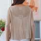 Summer Nights Cotton Cardi - Tan