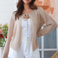 Summer Nights Cotton Cardi - Tan