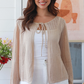 Summer Nights Cotton Cardi - Tan