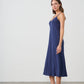 Sylvia Slip Dress Blue