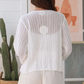 Summer Nights Cotton Cardi - White