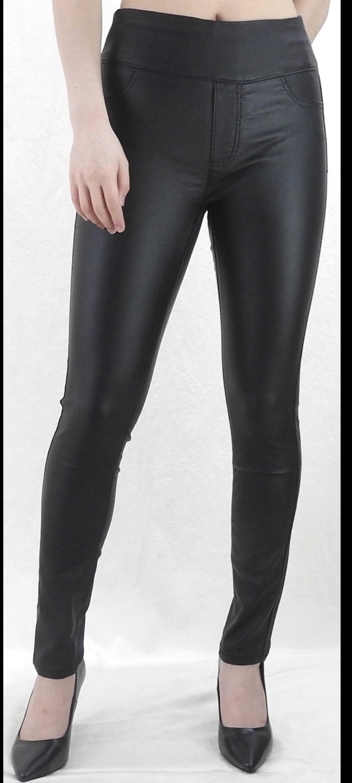 Sandy Wet Look Pants