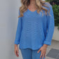 Coco Cotton Knit Jumper - Cornflower Blue