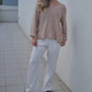 Coco Cotton Knit Jumper - Mocha