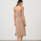 Sylvia Slip Dress Beige