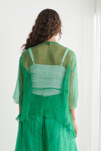 Sheer Green Jacket