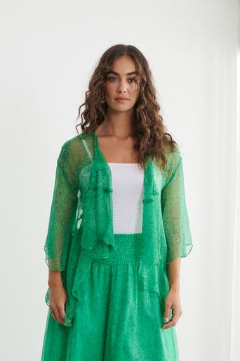 Sheer Green Jacket