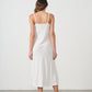 Sylvia Slip Dress White