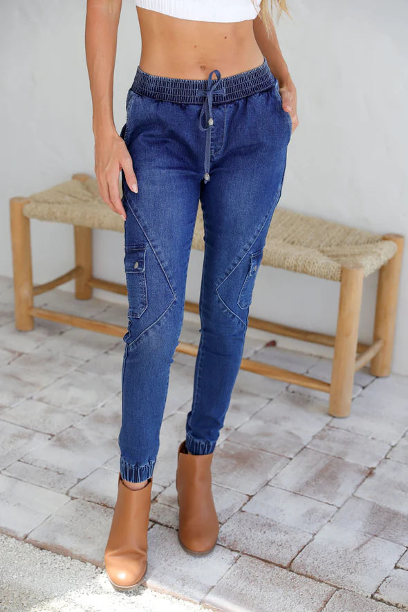 Cargo Pants Dark Denim