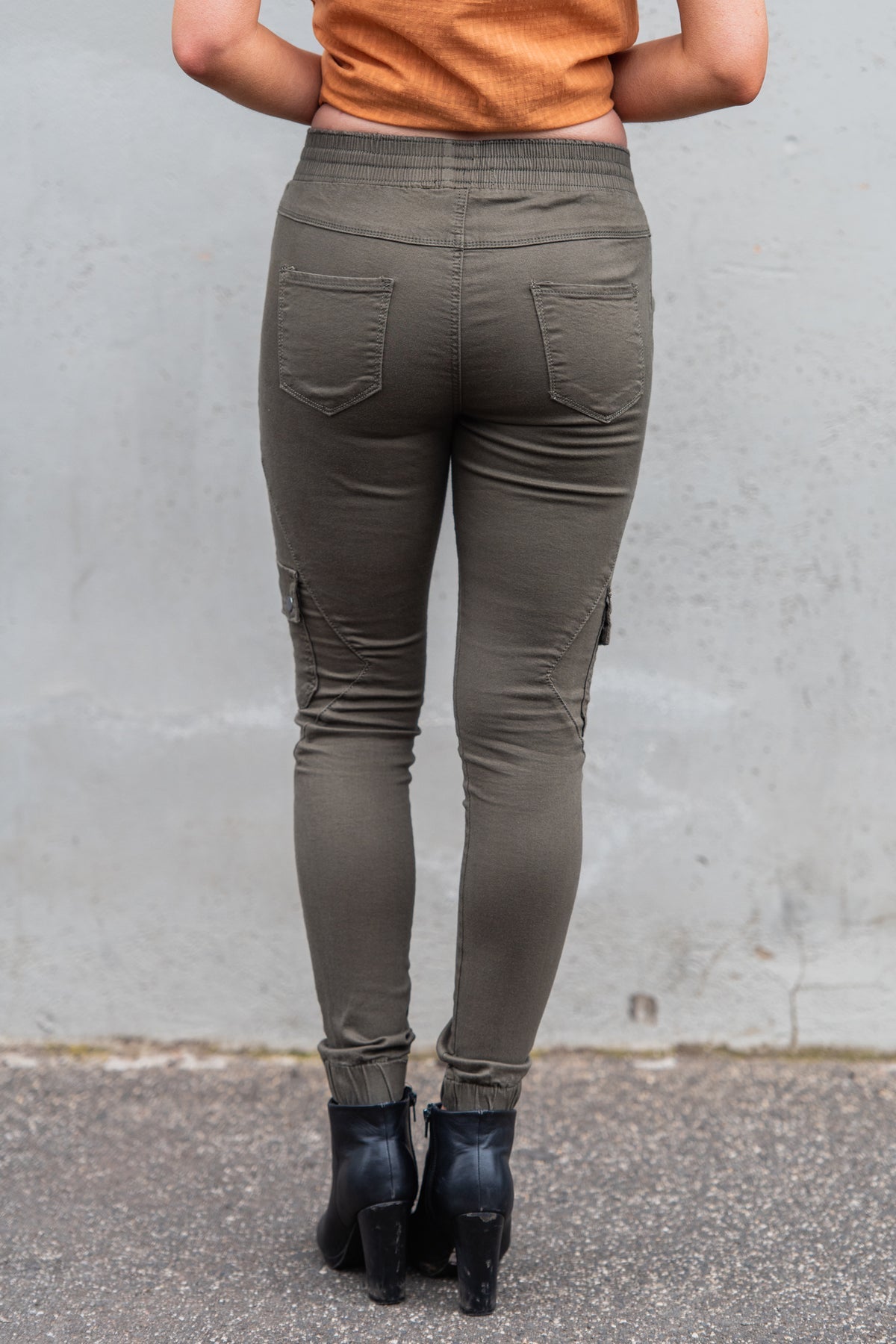 Cargo Pants Dark Olive