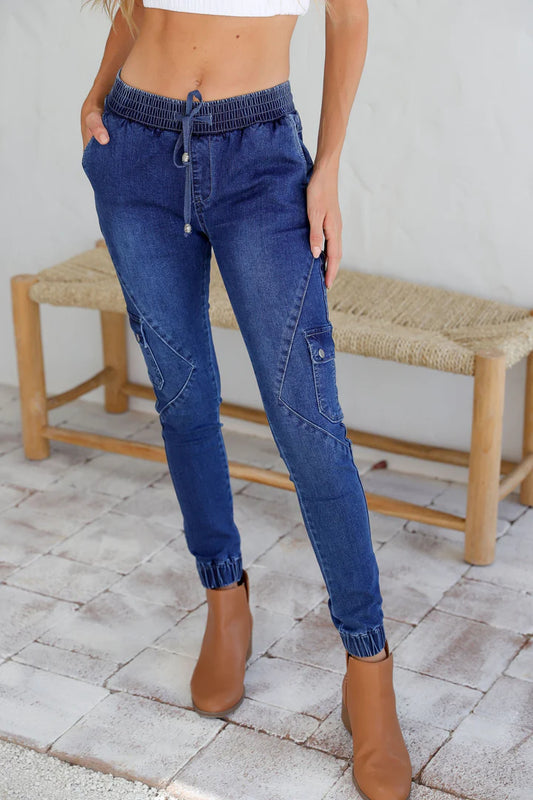 Cargo Pants Dark Denim